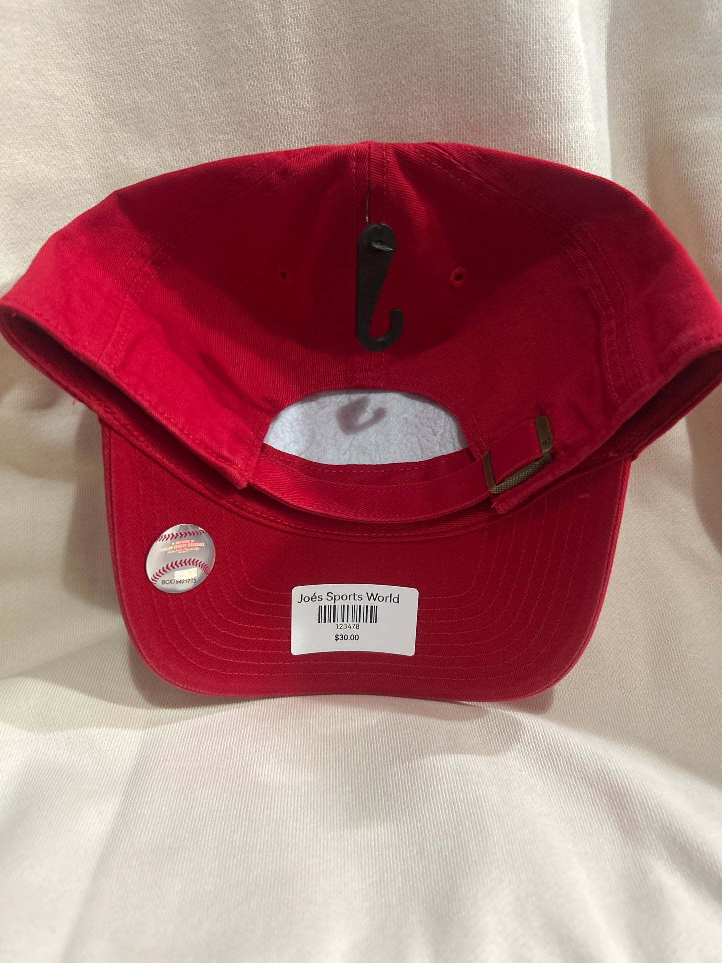 Los Angeles Dodgers MLB 47Clean Up Red Adjustable Hat