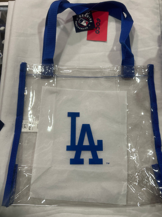 Los Angeles Dodgers MLB Genuine Merchandise FOCO Clear Reusable Bag