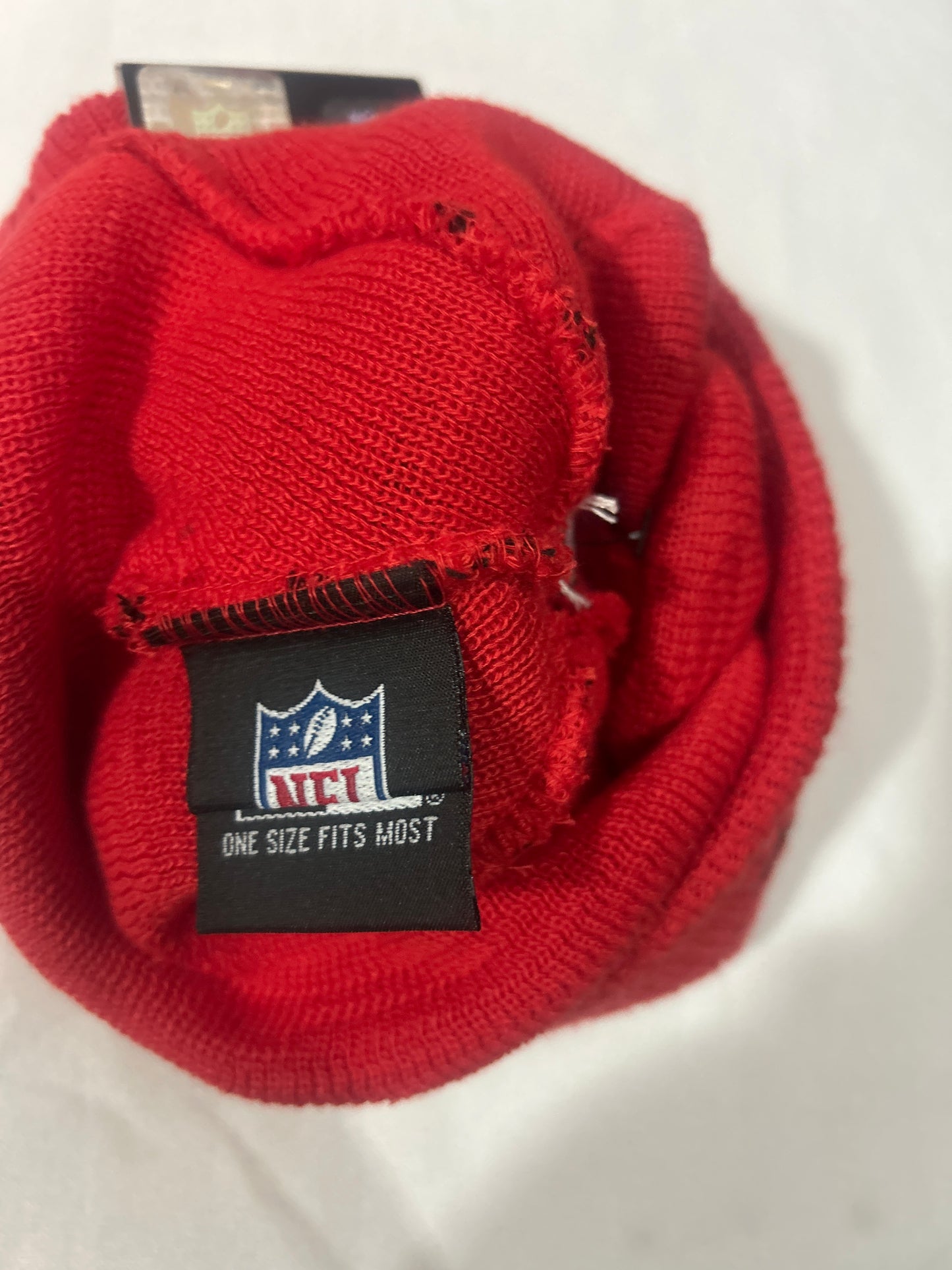 Kansas City Chefs NFL New Era One Time Removable Pom Knit Beanie