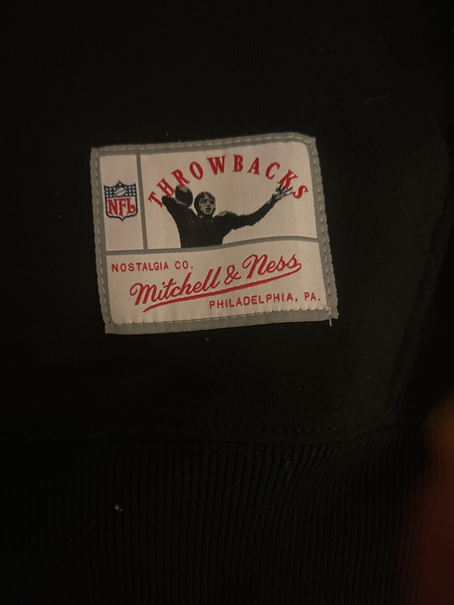 Philadelphia Eagles NFL Mitchell & Ness Throwback Oversized Hoodie