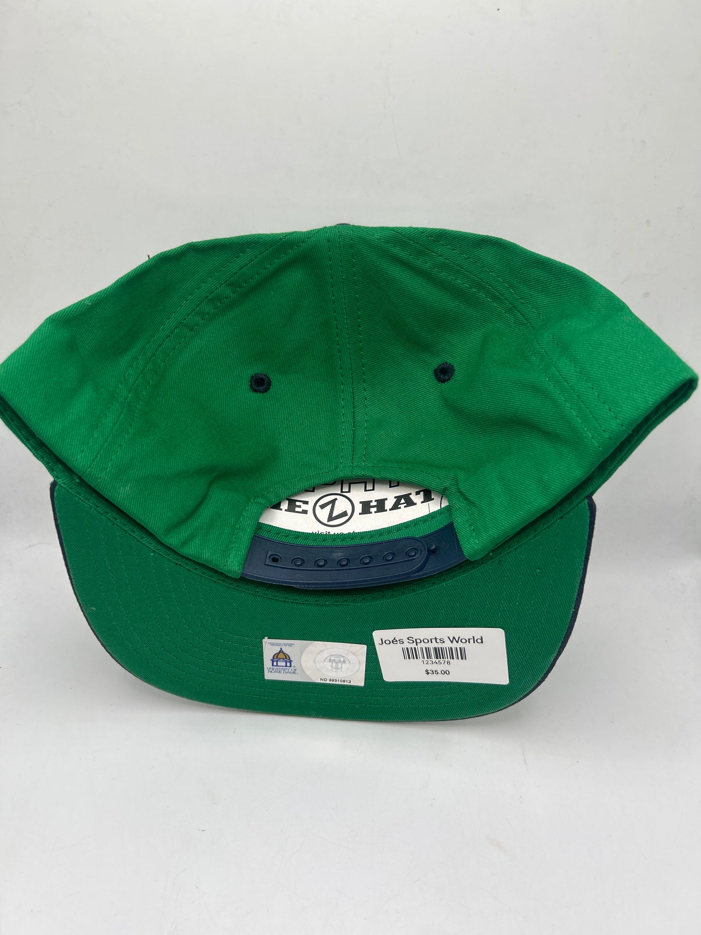 Notre Dame University Fighting Irish Zephyr Collegiate Snapback