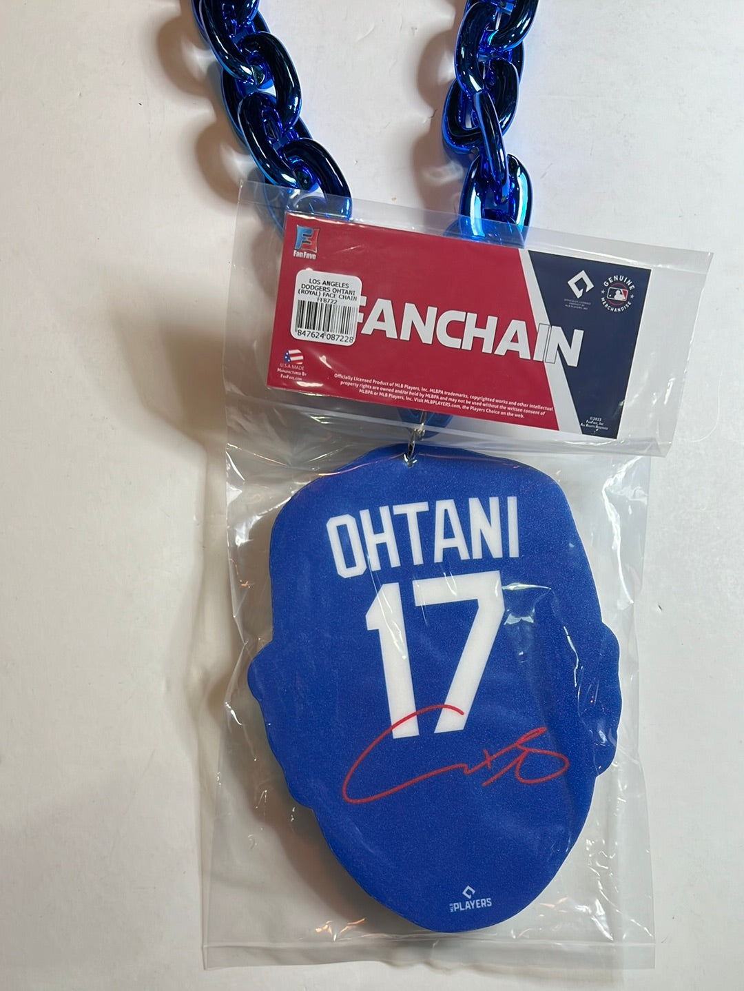 Los Angeles Dodgers MLB Fanchain -Ohtani Royal Blue