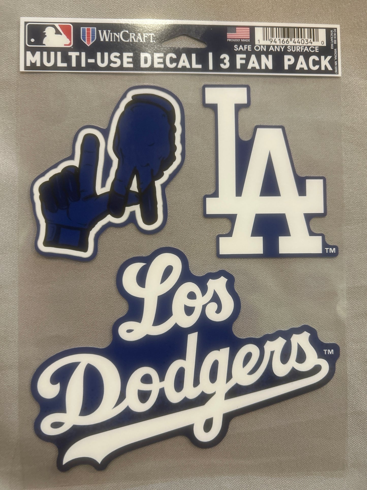 Los Angeles Dodgers MLB Multi-Use Decal 3Fan Pack