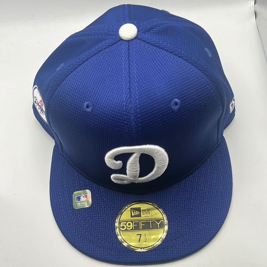 Los Angeles Dodgers MLB 2024 Batting  Practice New Era 59Fifty Royal Blue Fitted Hat