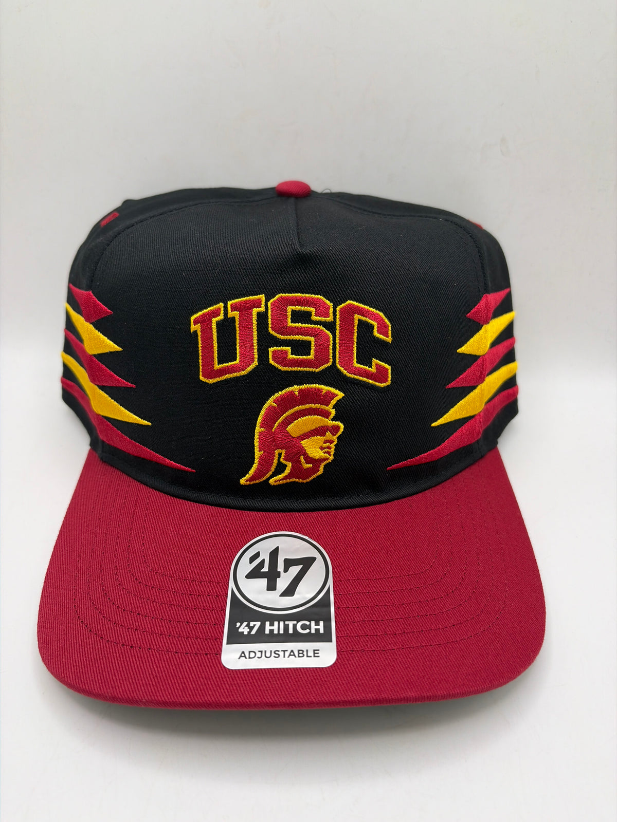 USC Trojans Black Diamond Cut Collegiate 47HITCH Adjustable Hat