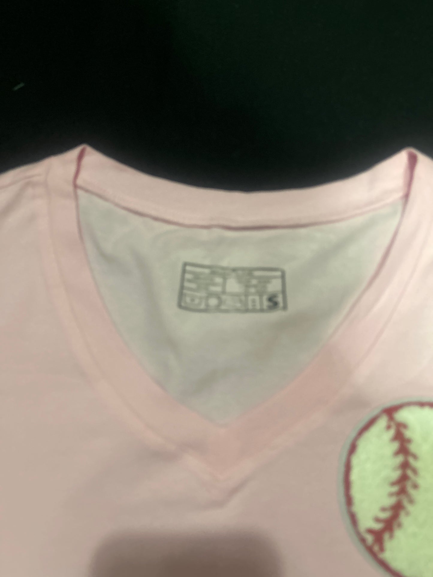 Joes Sports World “MOM For Ever” Shortsleeve V- Neck T-Shirt - Bubblegum Pink