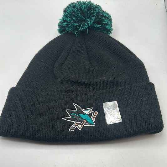 San Jose Sharks NHL Knit Pom Beanie