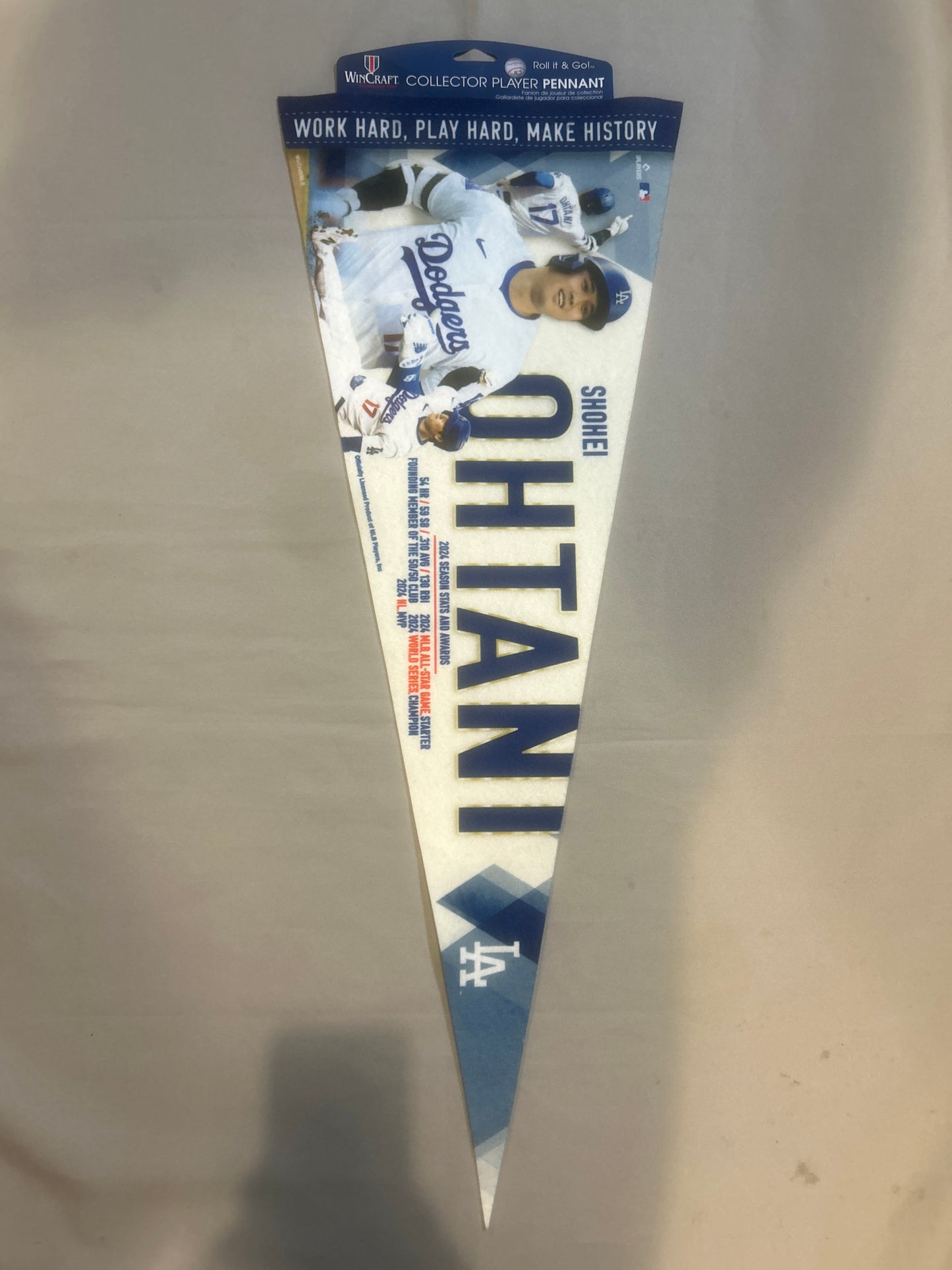 Los Angeles Dodgers MLB #17 Shonei Ohtani Collector Pennant.