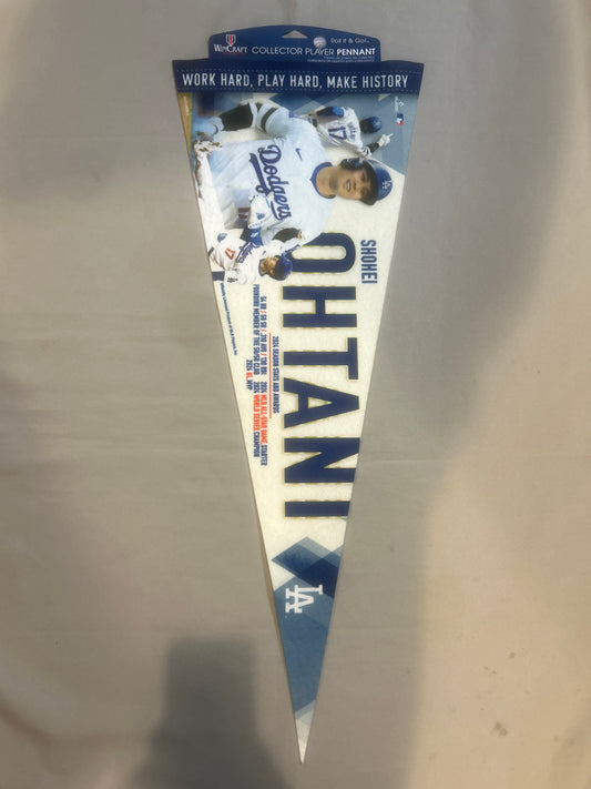 Los Angeles Dodgers MLB #17 Shonei Ohtani Collector Pennant.