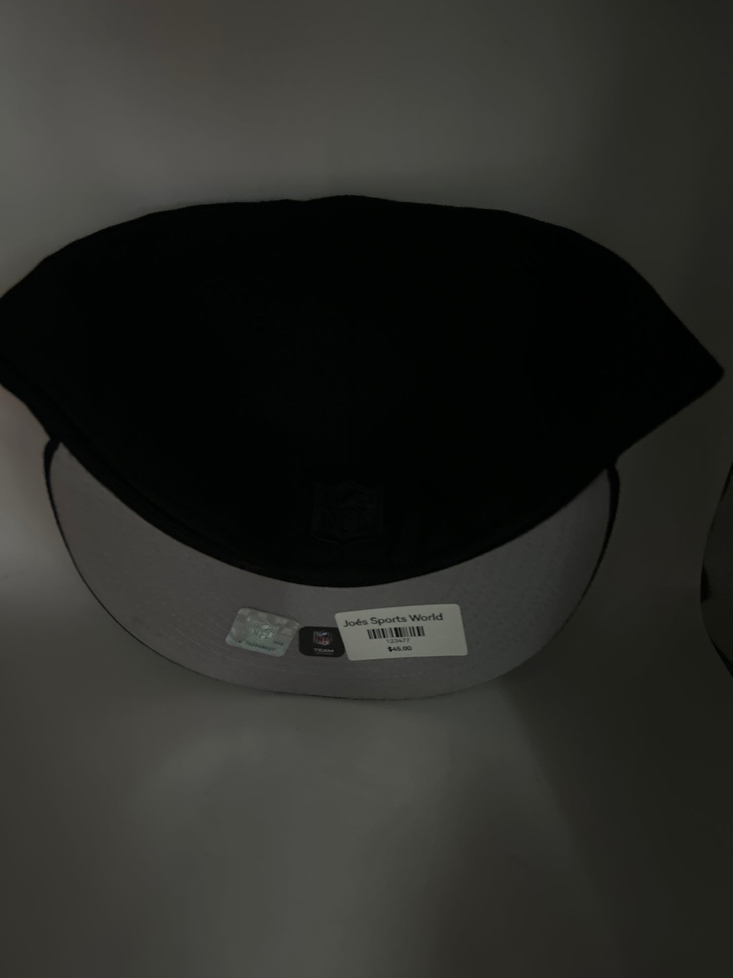 Las Vegas Raiders NFL New Era 59Fifty Classic All Black Fitted Hat