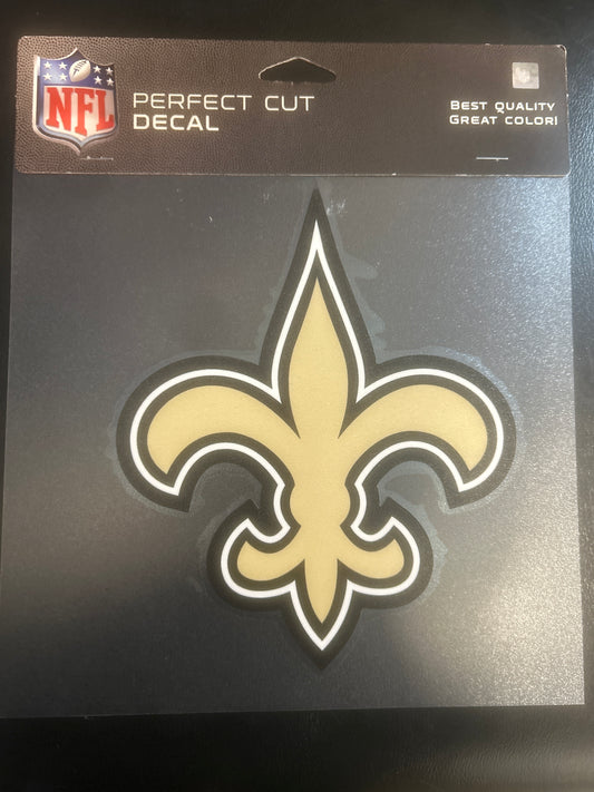 New Orleans Saints NFL Perfect Cut Decal 8x8