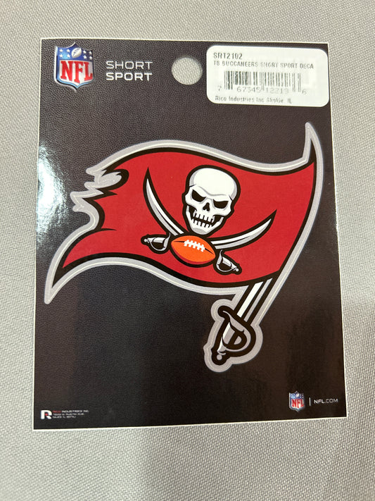 Tampa Bay Buccaneers NFL Short Sport Decal