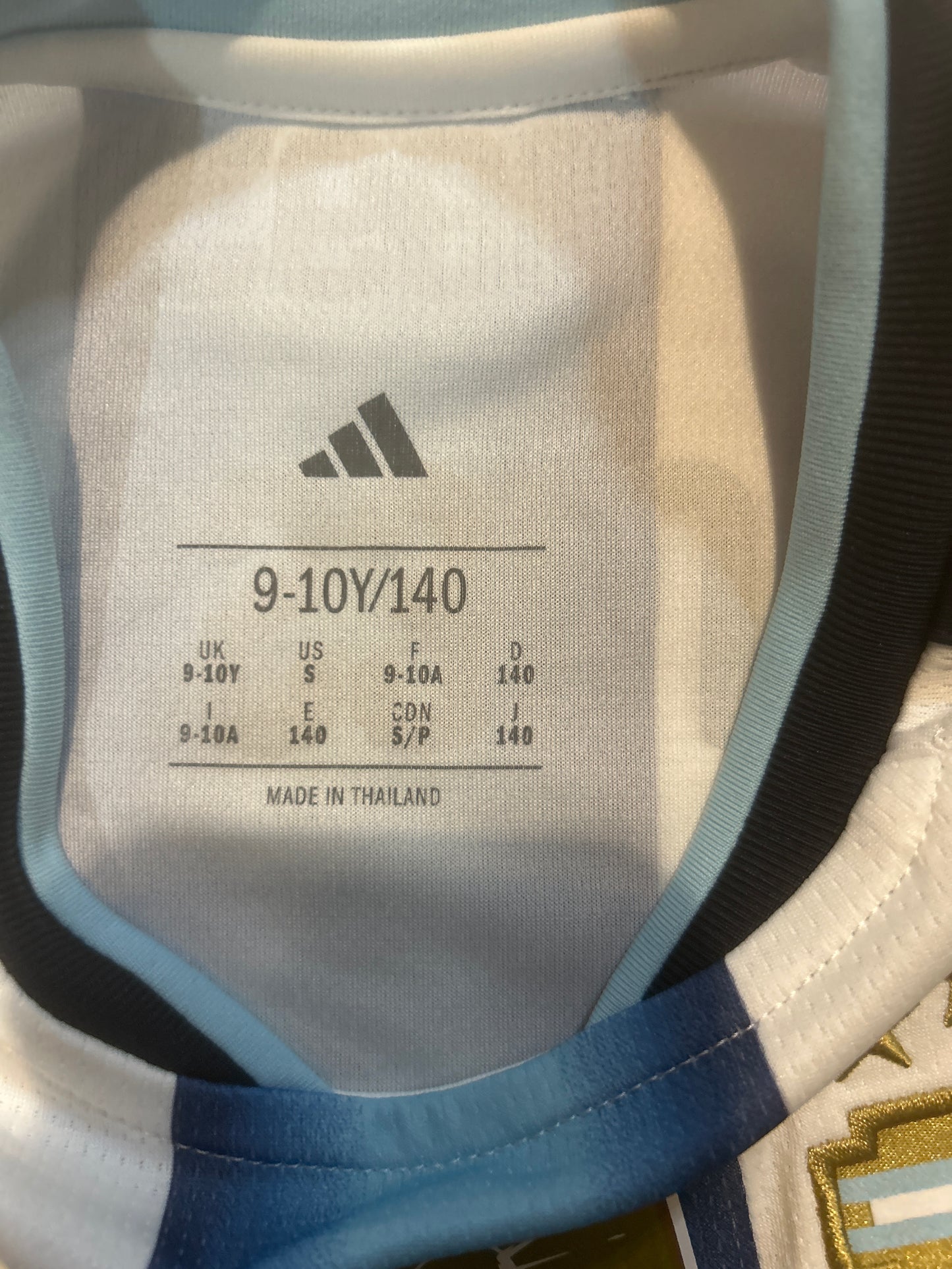 Argentina Adidas 2026 #10 Messi Soccer Youth Jersey