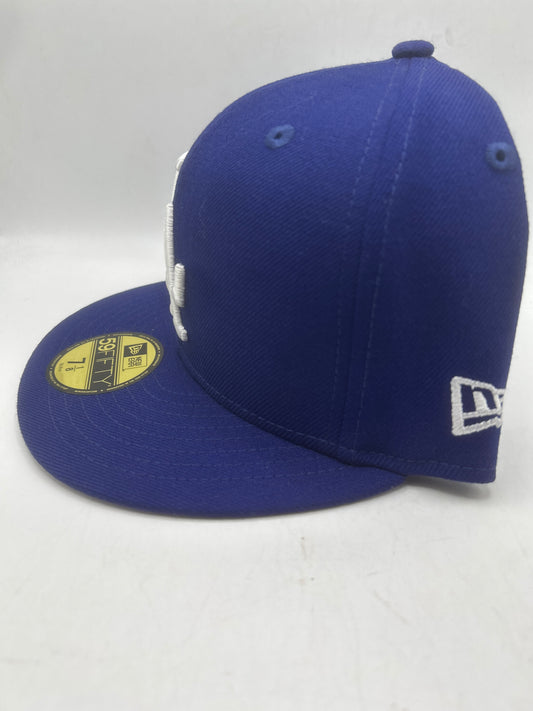 Los Angeles Dodgers MLB Big LA New Era Cooperstown Collection 59Fifty Fitted Hat
