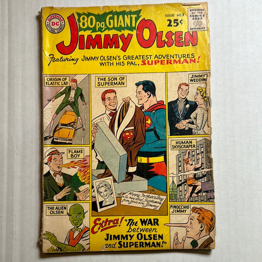 Jimmy Olsen By Dc Comics "Featuring Jimmy Olsen's Greatest Adventures with his Pal, SUPERMAN!" No. 2 Comic Book