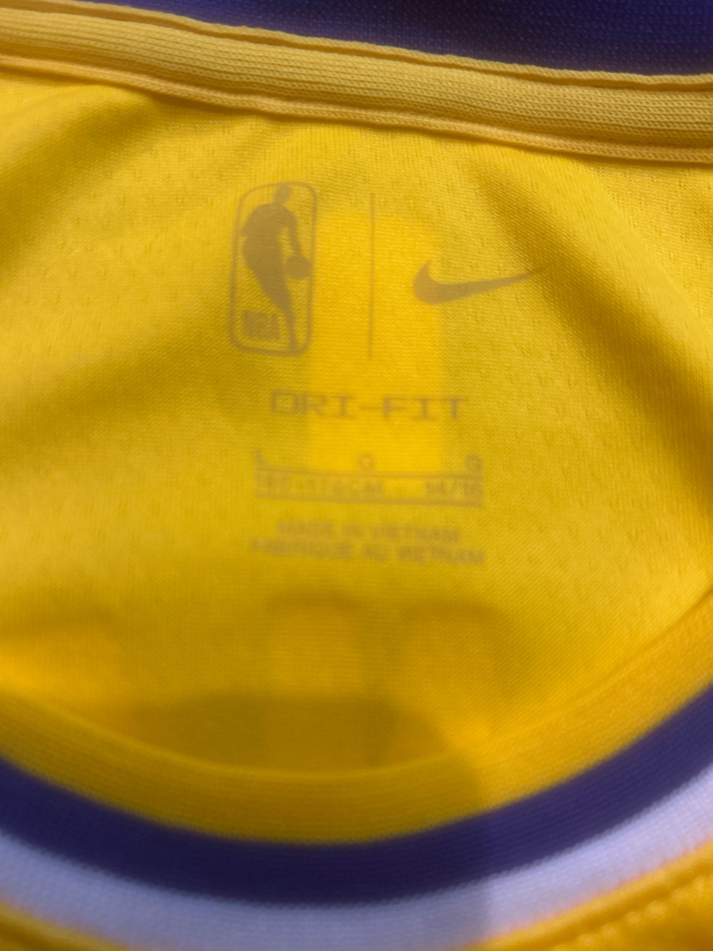 Los Angeles Lakers NBA Nike Dri-Fit #23 LeBron James Swingman Icon Edition Youth Jersey