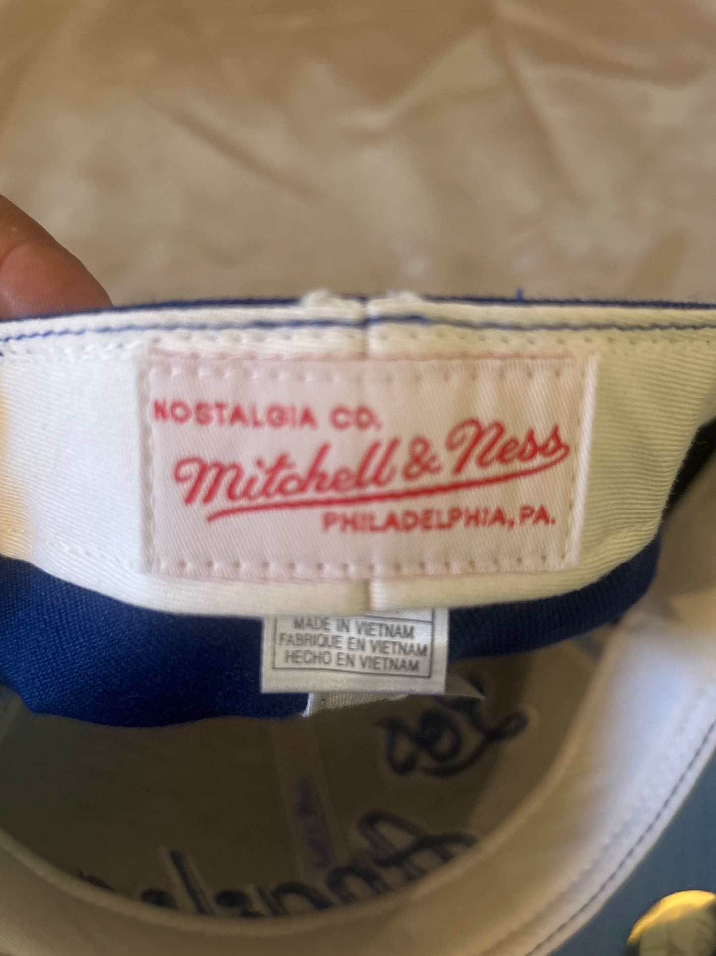 Los Angeles Dodgers MLB Mitchell And Ness Fitted Hat