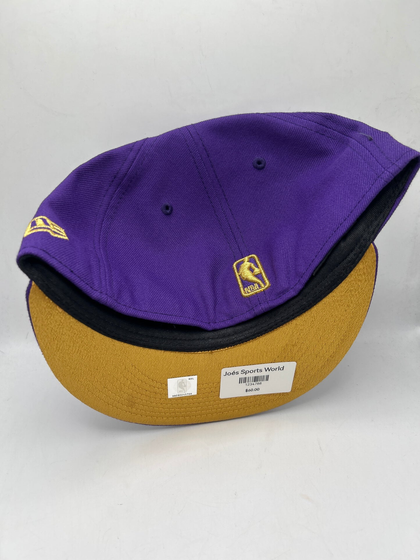 Los Angeles Lakers NBA 59Fifty New Era Purple Shield Fitted Hat