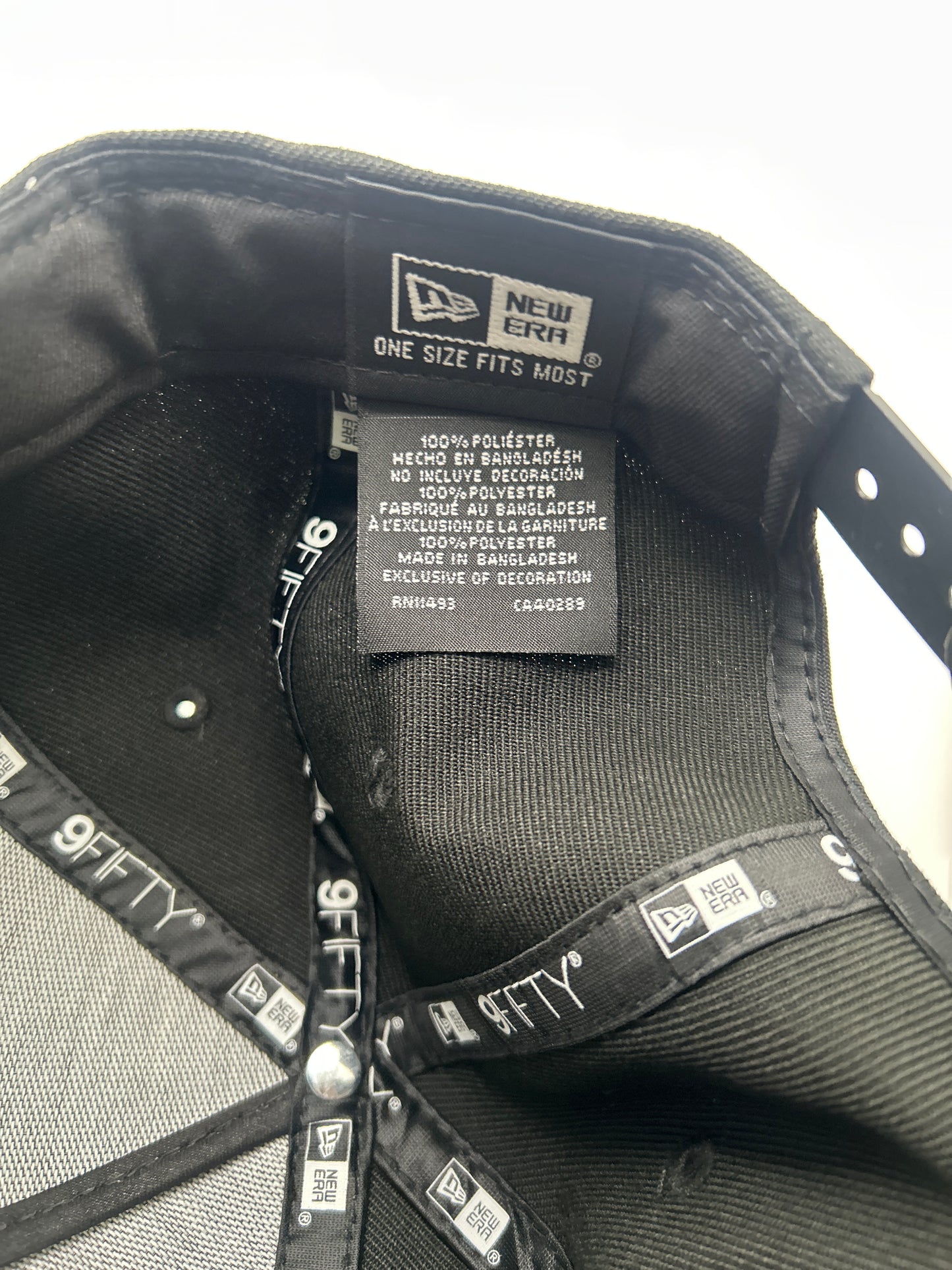 Detroit Lions NFL New Era 9Fifty A-Frame Snapback Blue on Black