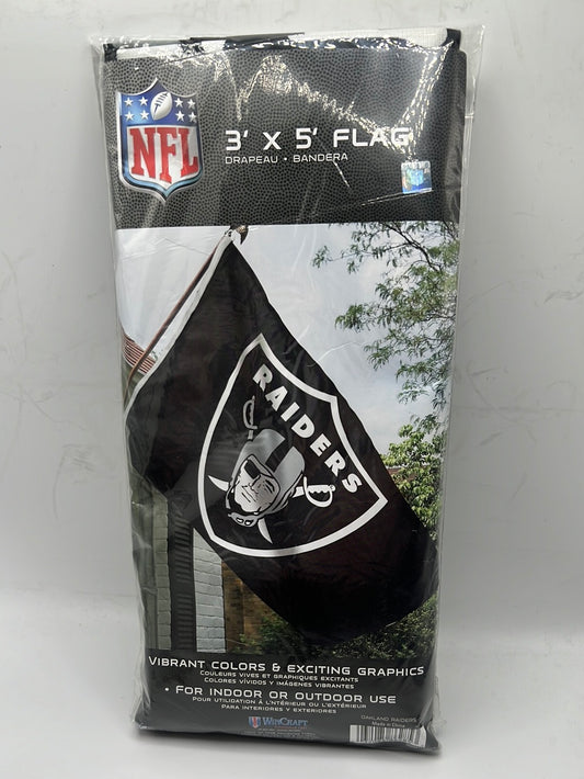 Las Vegas Raiders NFL 3”X5” Banner Flag