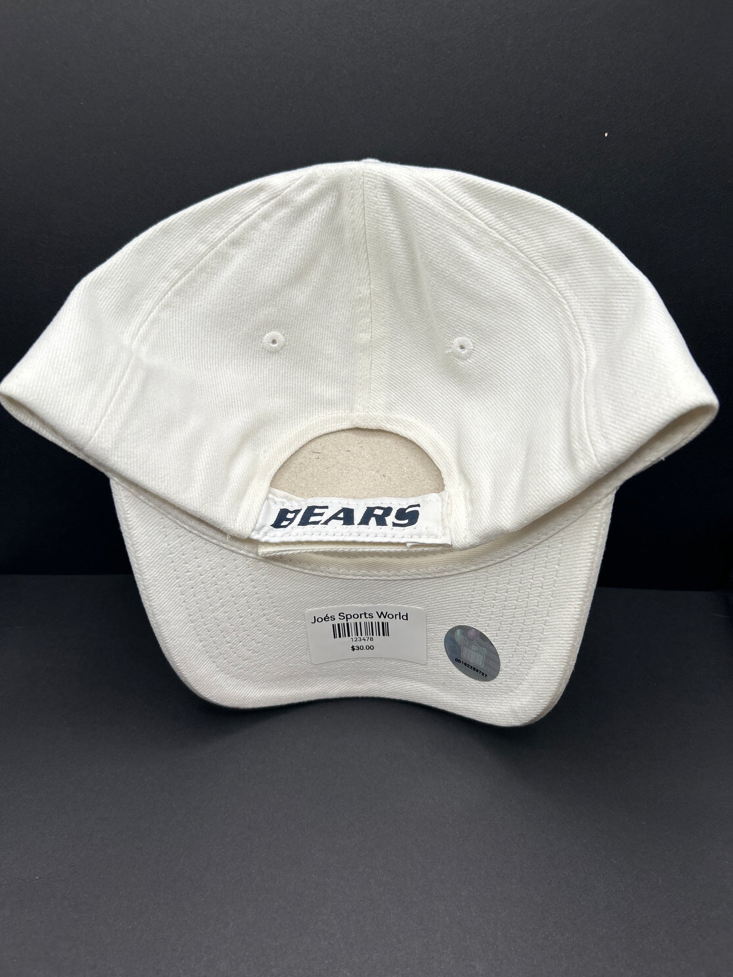 Chicago Bears NFL Reebok White Adjustable Hat