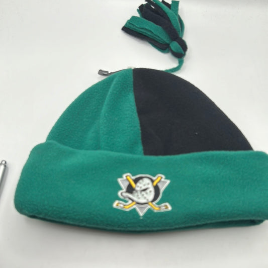 Vintage Anaheim Mighty Ducks NHL Black Fleece Beanie