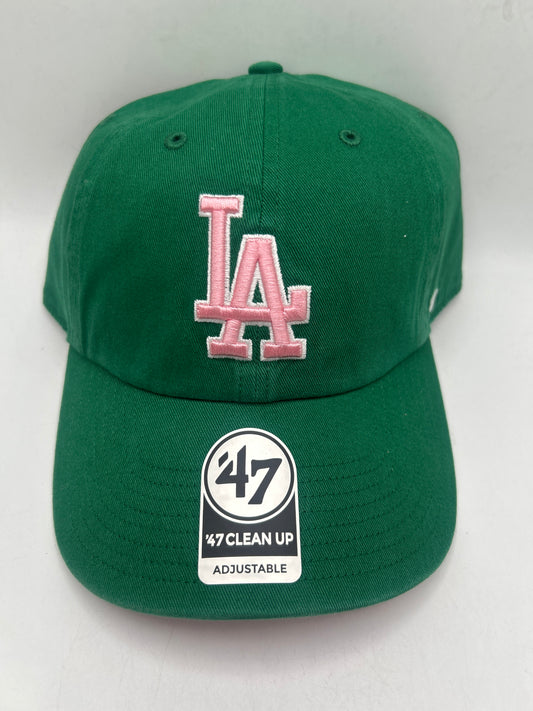Los Angeles Dodgers MLB 47Clean Up Green Adjustable Hat