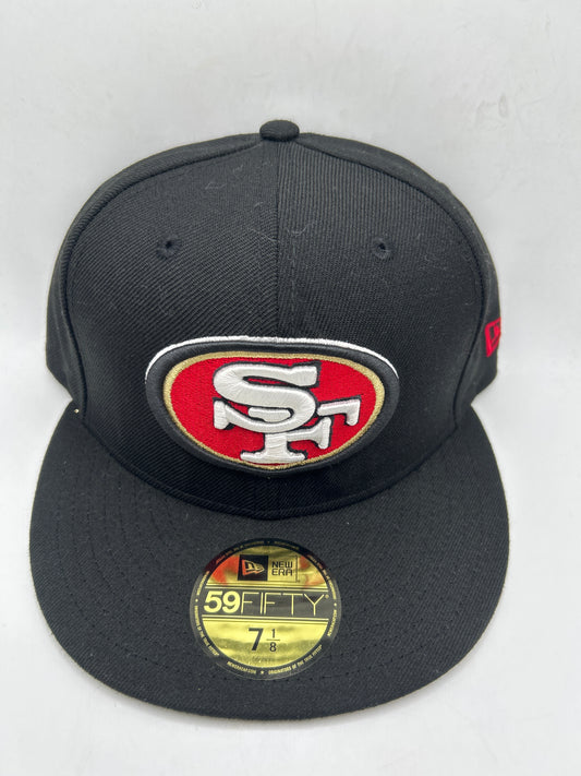 San Francisco 49er NFL 59Fifty Fitted Black Hat
