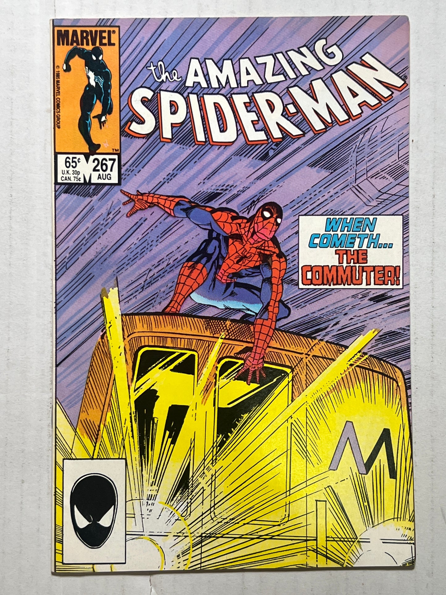 The Amazing Spider-Man by Marvel Comics Group “When Cometh…The Commuter!” #267 Aug 1985 Comic Book