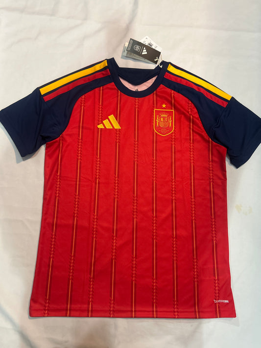 Spain Adidas Soccer Replica Authentic World Cup 2026 Home Men Jersey