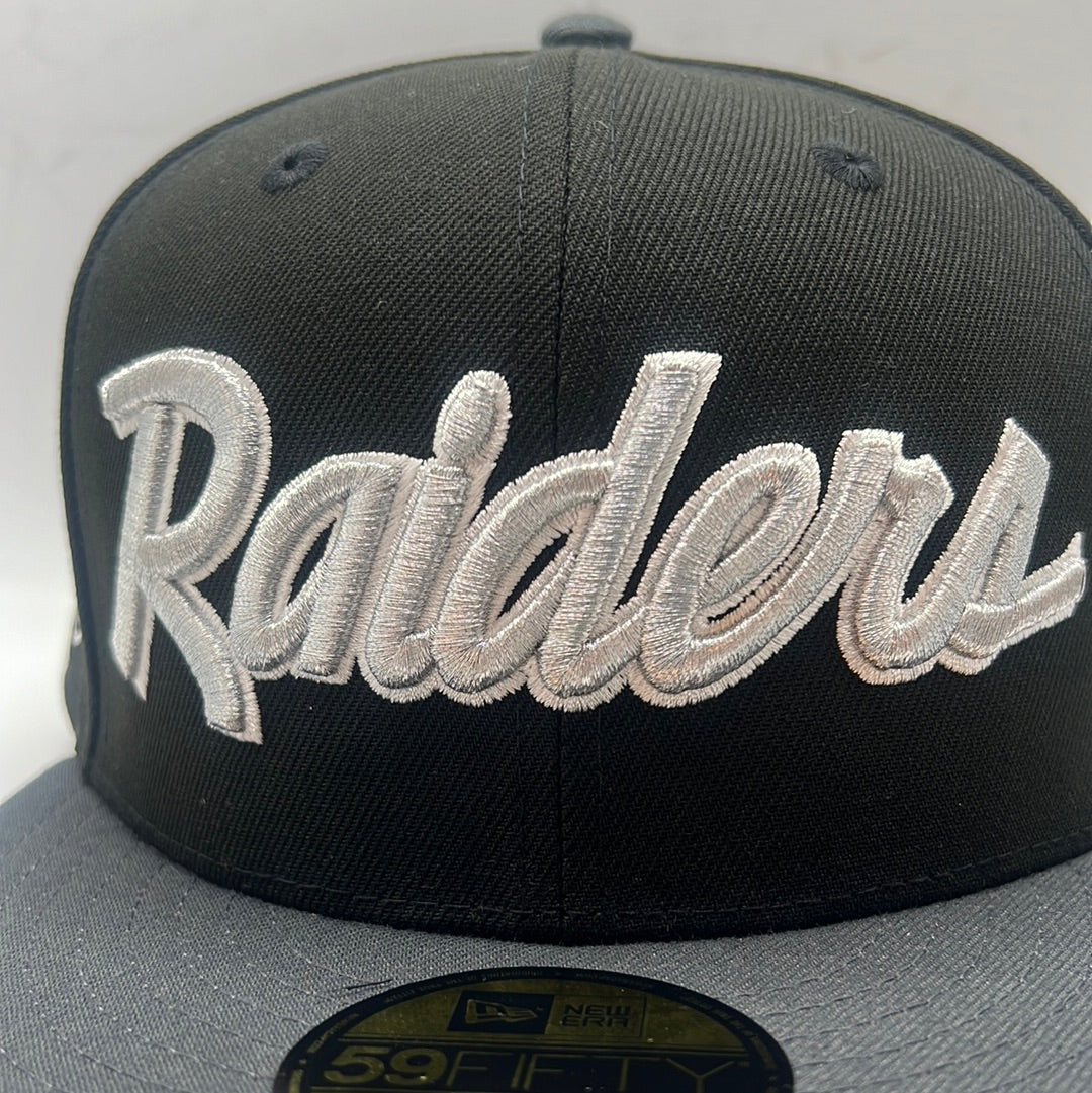 Las Vegas Raiders 59Fifty New Era 1960-2006 Commitment to Excellence Side Patch Fitted Hat