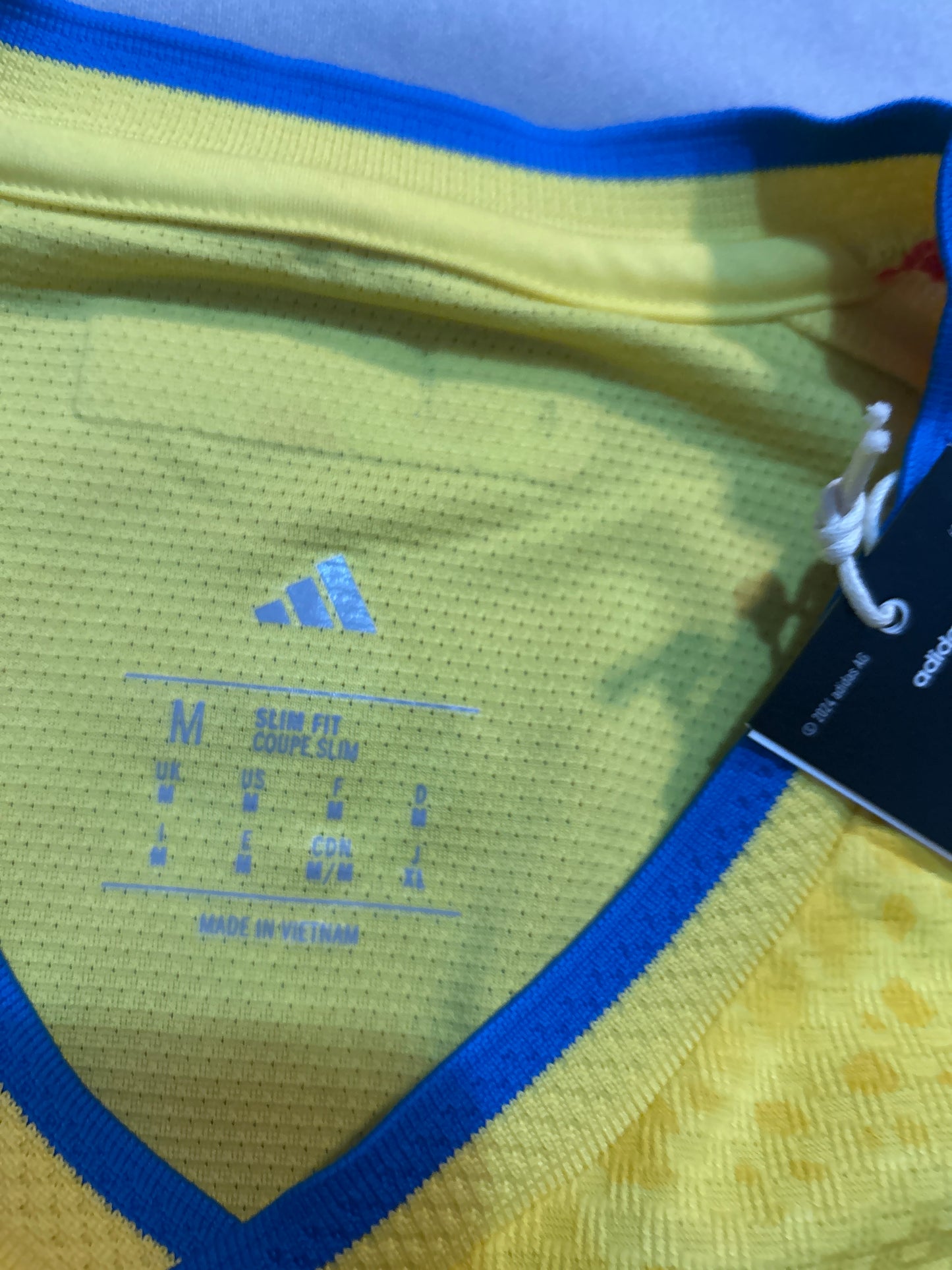 Colombia Adidas Soccer World Cup 2026 Home Authentic Men Jersey
