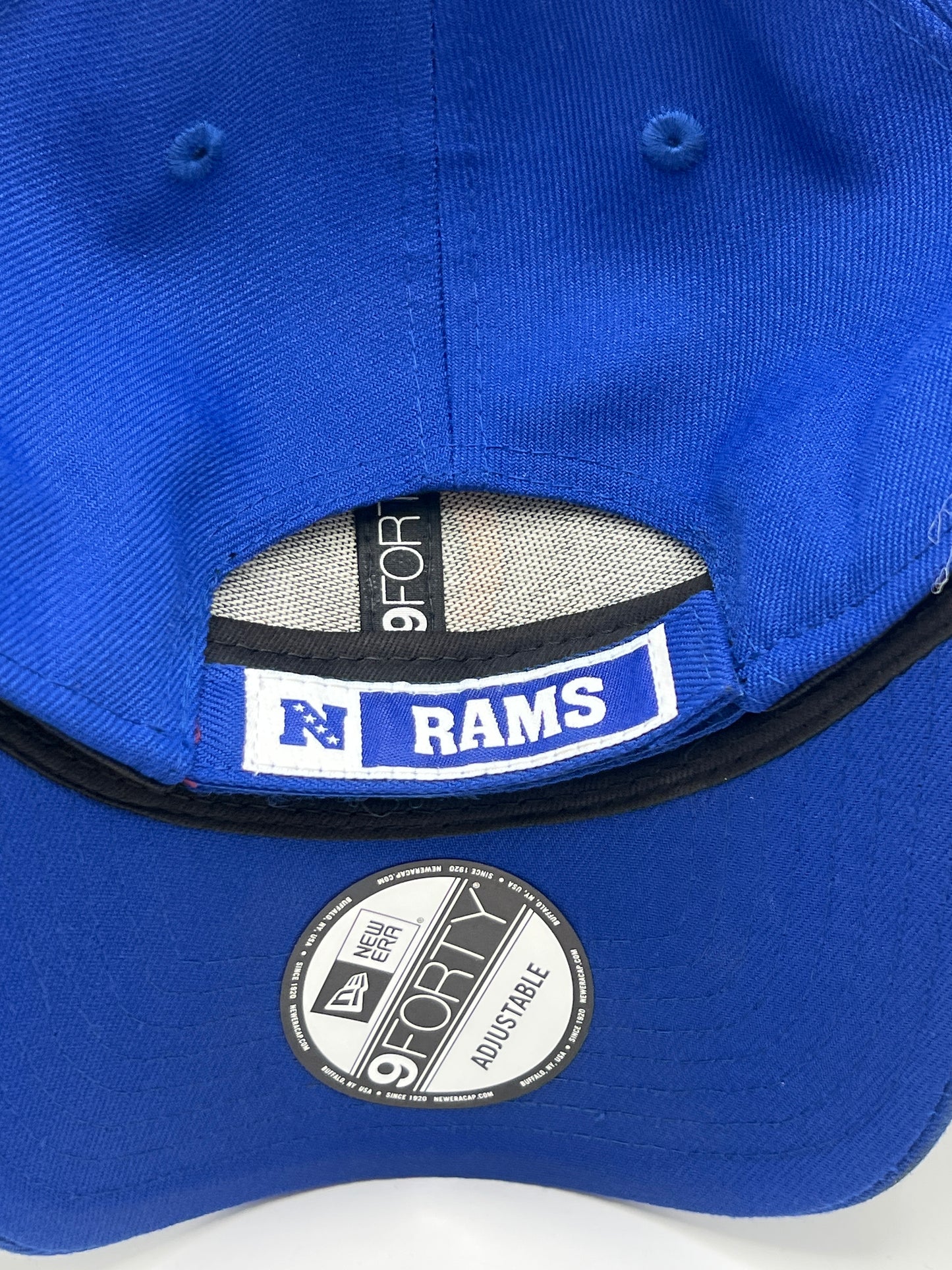 Los Angeles Rams NFL New Era 9Forty Logo Bedazzle Adjustable Hat