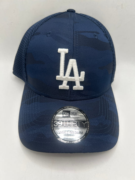 Los Angeles Dodgers MLB New Era Genuine Merchandise 39Thirty Camo Flax-Fit Trucker Hat