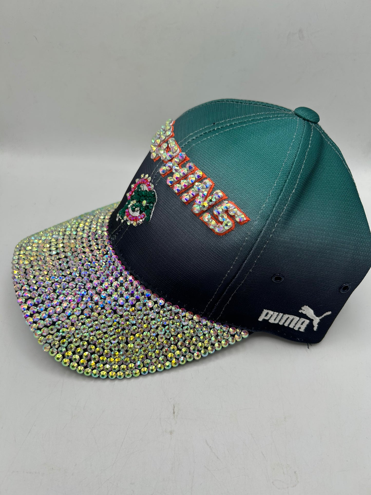 Miami Dolphins NFL Puma Bedazzle Adjustable Hat