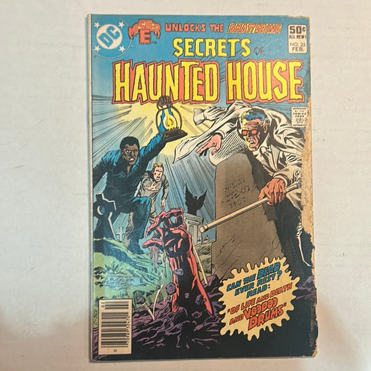 Secrets of Haunted House By DC Comics "Of Life and Death can Voodoo Drums" No. 33 Comic Book