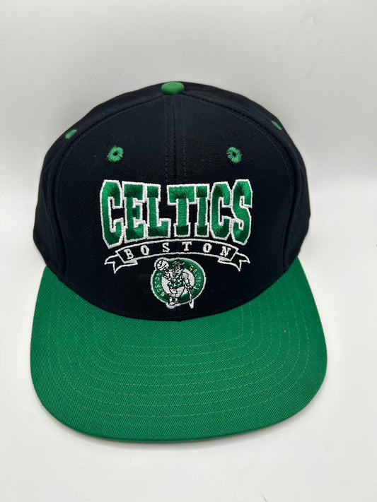 Vintage Boston Celtics NBA Adidas Black-Green Snapback