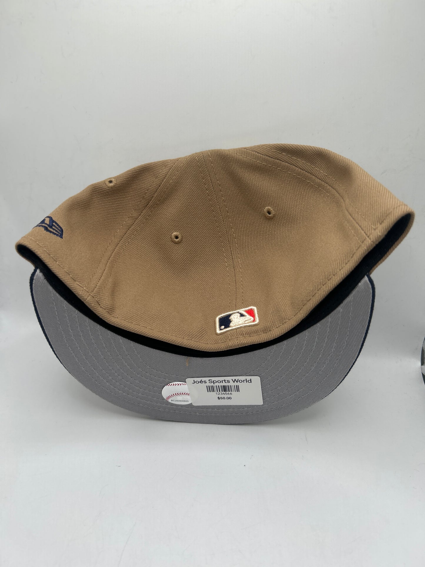 Los Angeles Dodgers MLB 2024 City Connect New Era 59Fifty Khaki/Navy Fitted Hat