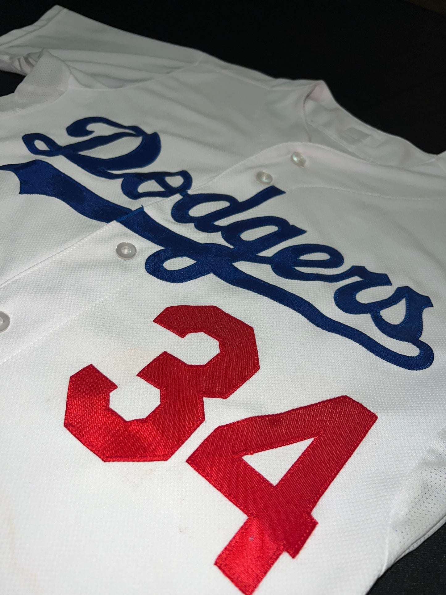 Los Angeles Dodgers MLB Majestic #34 Valenzuela Authentic Collection Mens Jersey