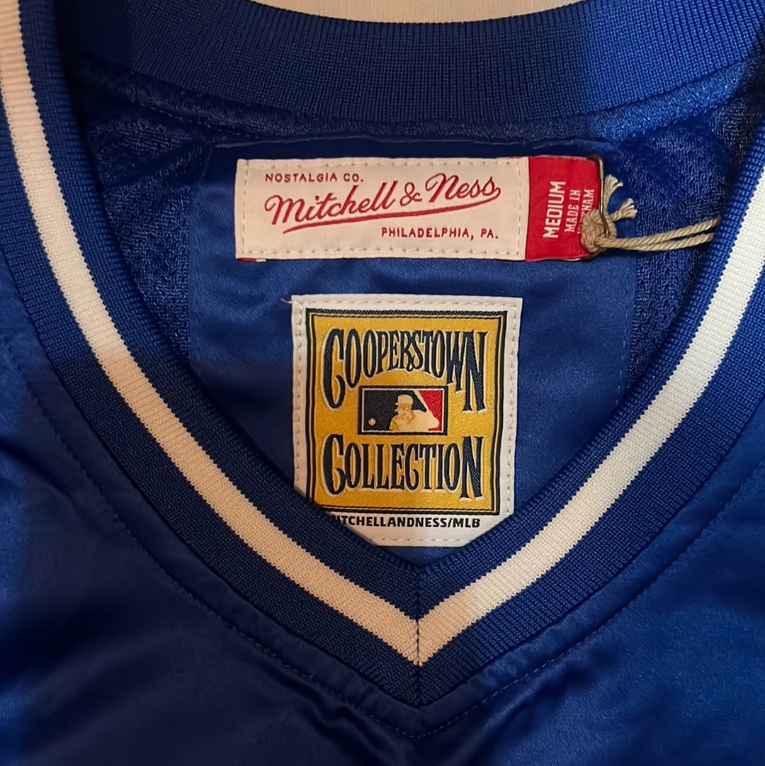 Los Angeles Dodgers MLB Mitchell & Ness Cooperstown Collection Full Count Satin Pullover