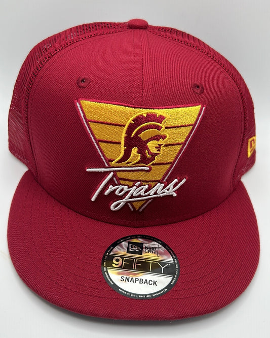 USC Trojans New Era 9Fifty Cardinal and Gold Logo Snapback lo