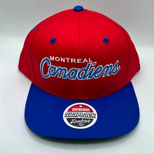 Montreal Canadiens NHL Zephyr Vintage Retro Scrip Snapback Hat