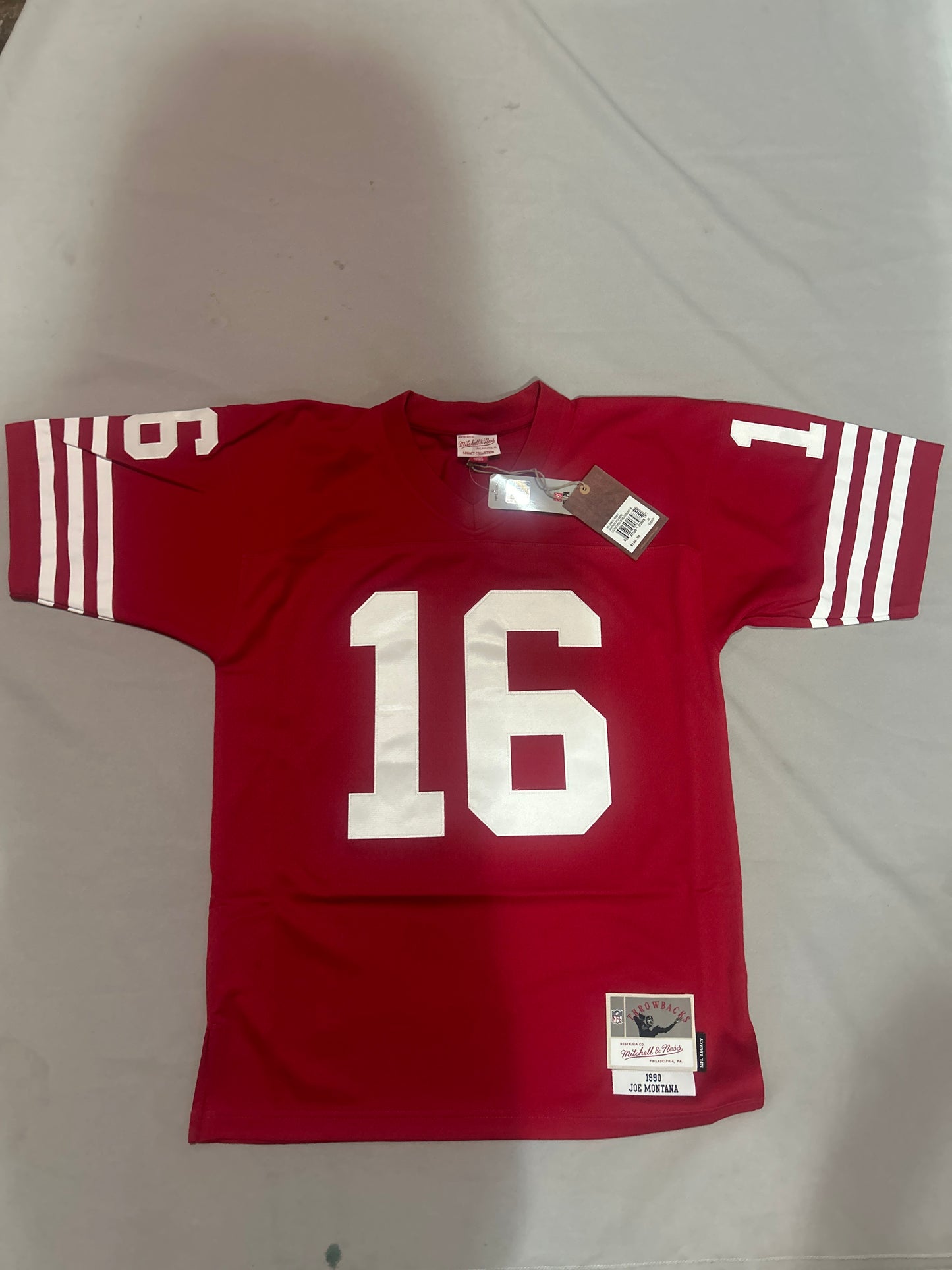 San Francisco 49Ers NFL Mitchell & Ness #16 Joe Montana 1990 Throwback Jersey