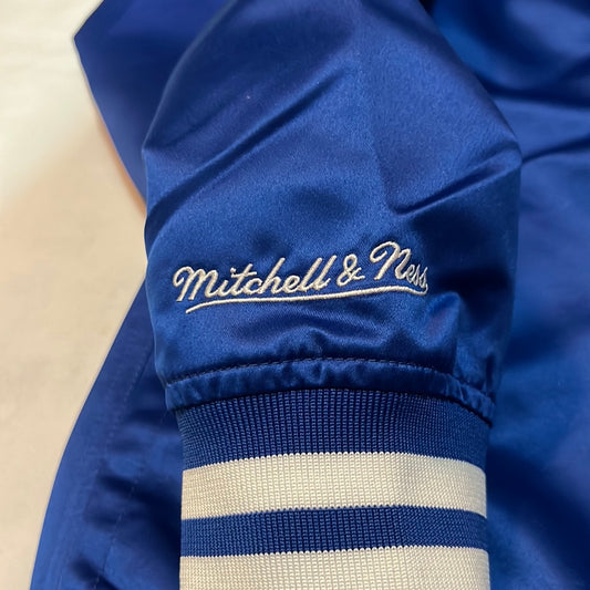 Los Angeles Dodgers MLB Mitchell & Ness Cooperstown Collection Full Count Satin Pullover