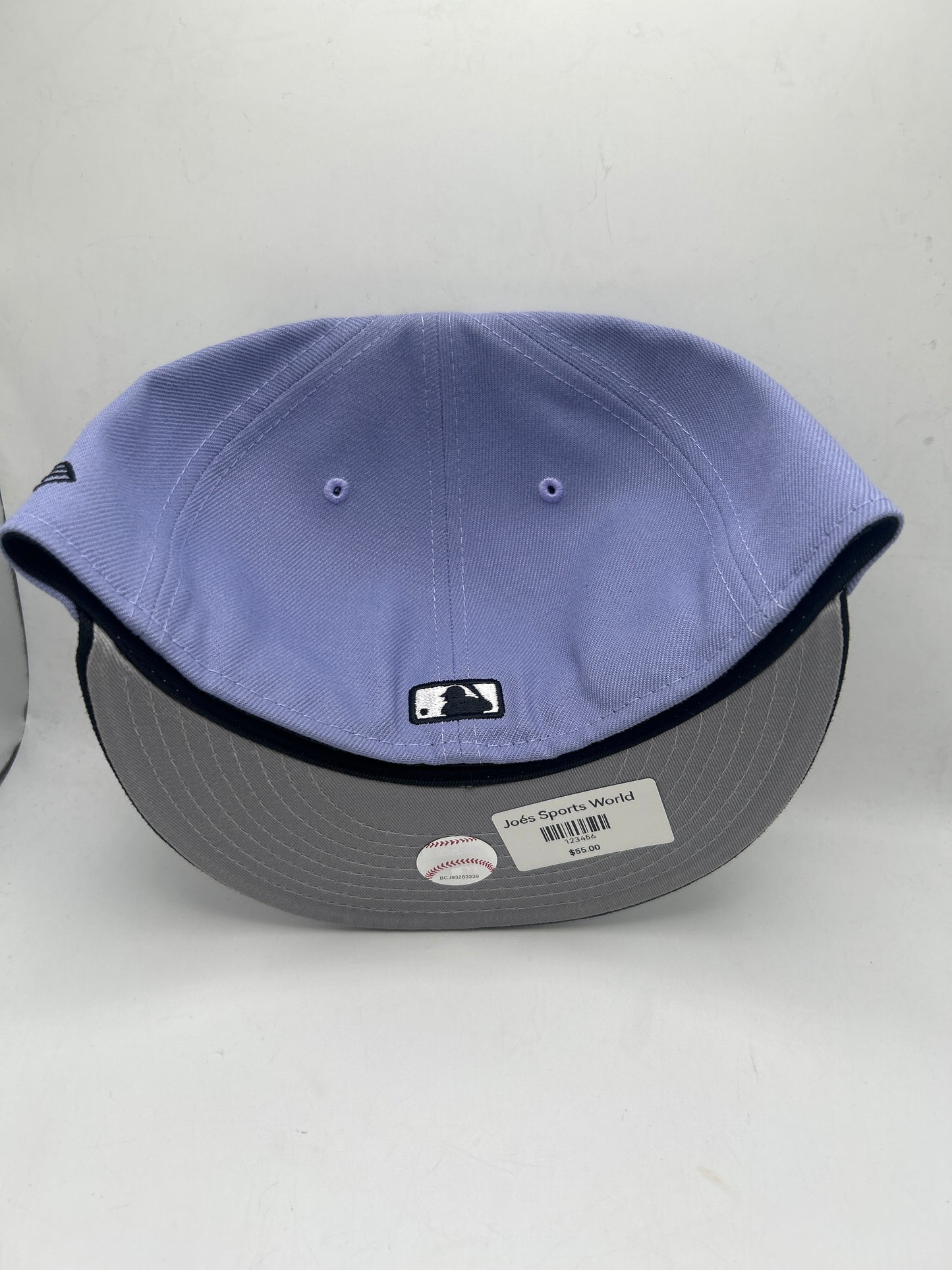 Los Angeles Dodgers MLB New Era 59Fifty Genuine Merchandise Fitted Hat Lavender/Black