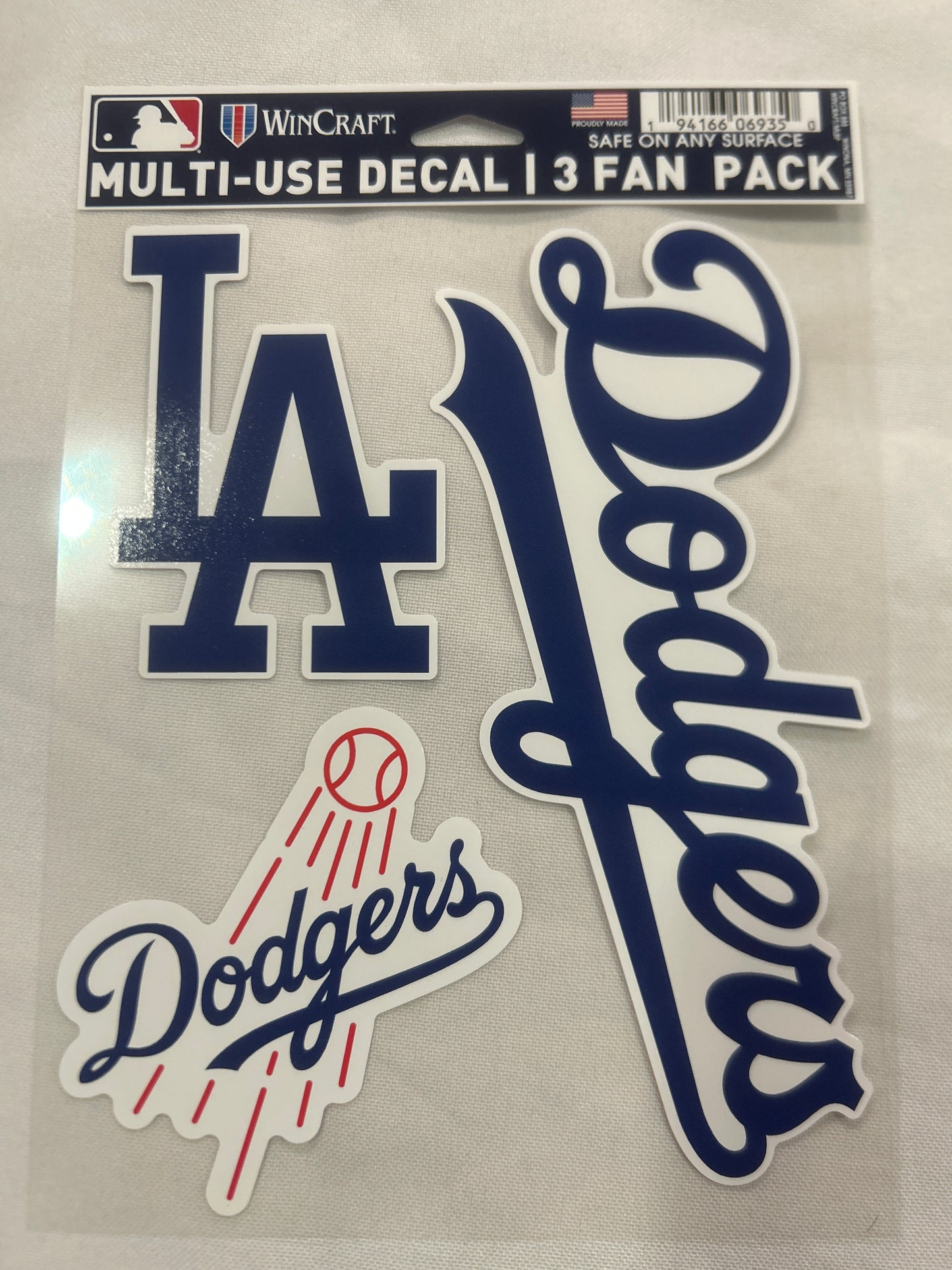 Los Angeles Dodgers MLB Multi -USO Decal Triple Spirit Stickers