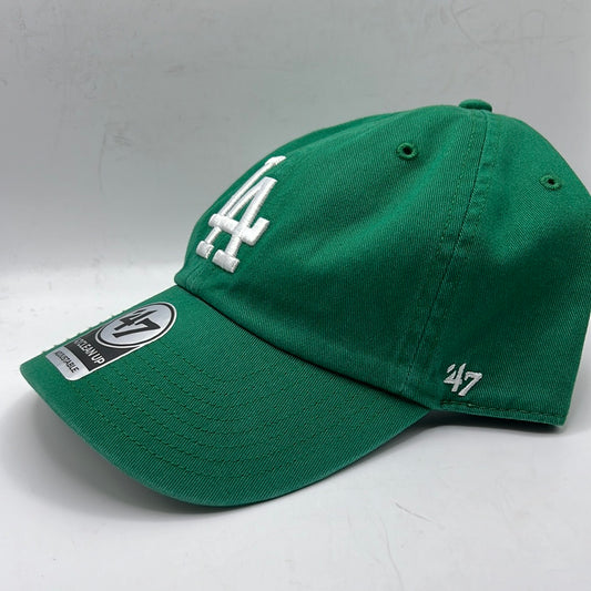 Los Angeles Dodgers MLB 47Clean Up Brand Genuine Merchandise Green Adjustable Hat