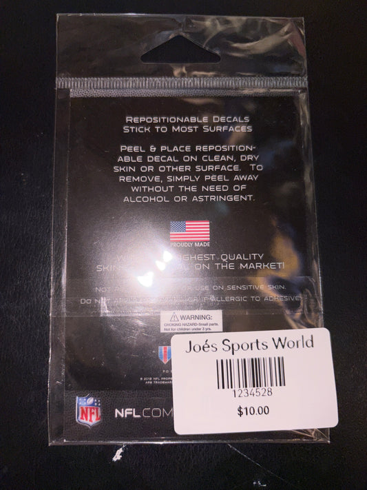 Las Vegas Raiders NFL Face Cals Sticker