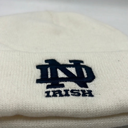 Notre Dame Fighting Irish University White/Navy Officially Licensed Collegiate Beanie