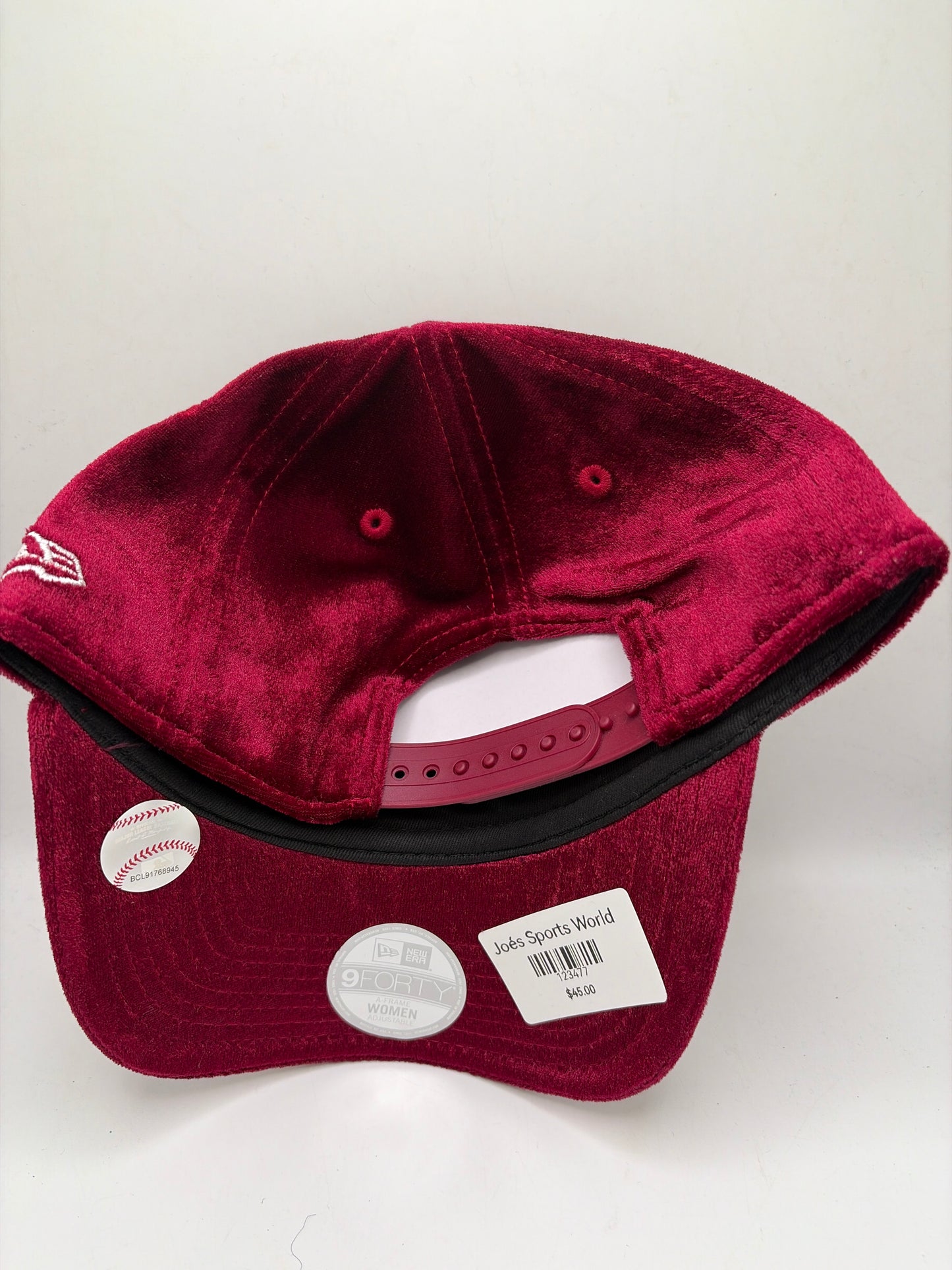 Los Angeles Dodgers MLB New Era 9Forty Velvet Roses A-Frame Women Adjustable Hat